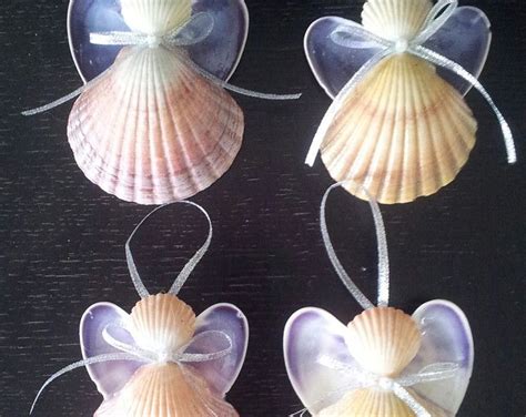 Ornement De No L Ange Coquillage Etsy France