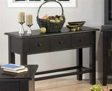 2017 Black Sofa Tables Combine Elegance And Class With Functionality Sofa Table With Storage