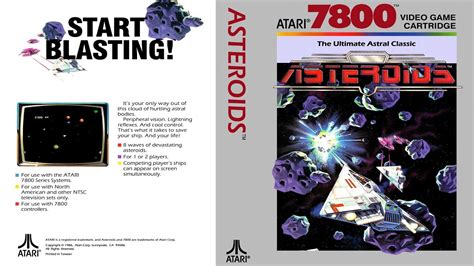 Asteroids Atari 7800 Longplay Youtube