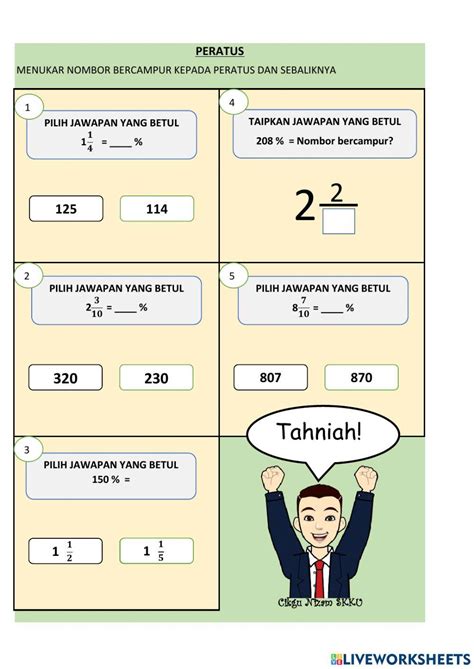 Matematik Tahun 5 1120816 Mohd Hazanizam Bin Abd Hamid