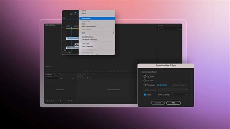 How To Synchronize Audio In Premiere Pro Motion Array