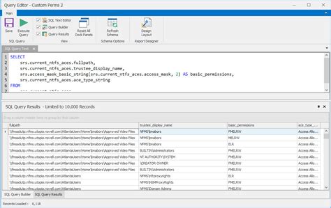 Creating A Custom Query Report Micro Focus File Reporter 3 6