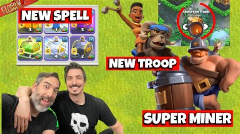 Coc Upcoming Update 2022 Super Miner Upcoming New Spell In Coc Coc