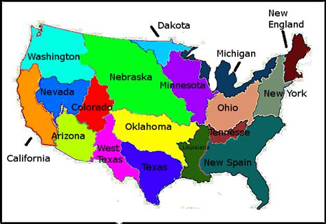 If Us State Borders Were Decided By Watersheds United States