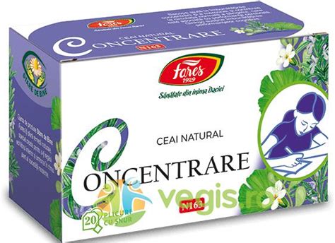 Fares Ceai Concentrare Cu Frunze De Ginkgo Biloba N163 20dz Ceai