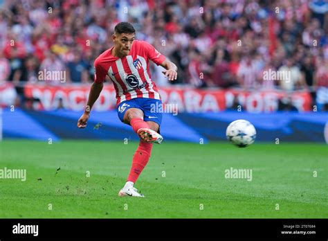 Nahuel Molina Of Atletico Madrid During The Uefa Champions League Match