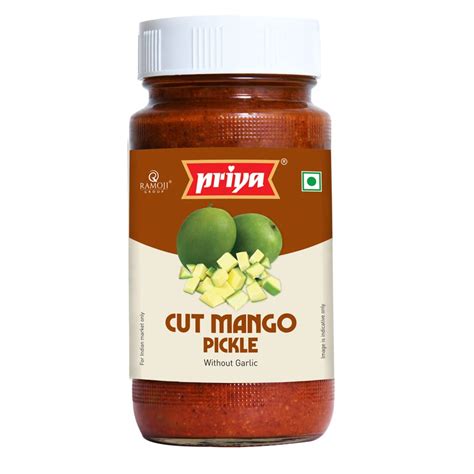 Buy Priya Cut Mango Pickle Without Garlic G Authentic Telugu