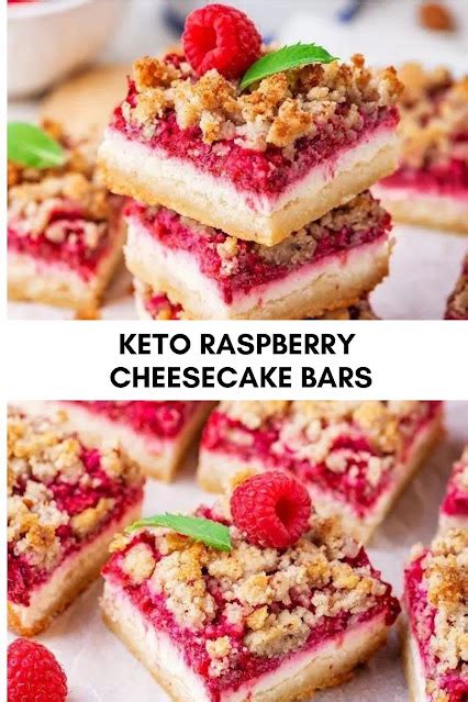 Keto Raspberry Cheesecake Bars Yanny Bakes