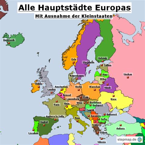 europa und hauptstädte karte - SIZILIEN KARTE