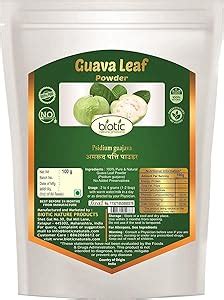 Amazon Spec Biotic Guava Leaf Powder Amrud Leaf Powder Psidium