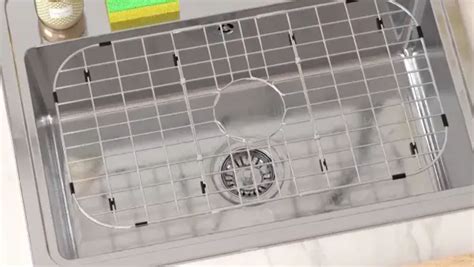 how to clean sink grate