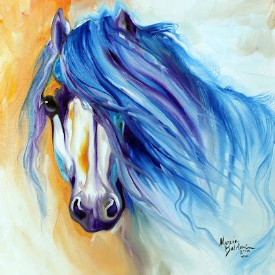 Daily Paintings Fine Art Originals By Marcia Baldwin Starlight Mane