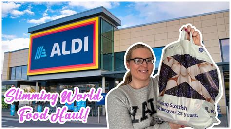 Aldi Haul Slimming World Low Or No Syn Friendly October Youtube