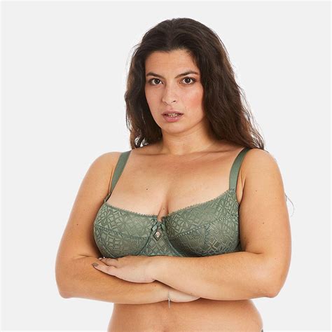 Soutien gorge à armatures grand maintien kaki Absinthe vert 3 Suisses