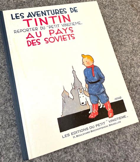 Tintin Au Pays Des Soviets Rare B W Facsimile St Edition Casterman