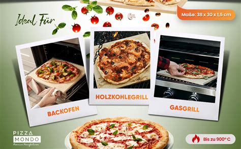 Pizza Mondo Pietra Per Pizza Per Forno Barbecue E Grill A Gas Incl