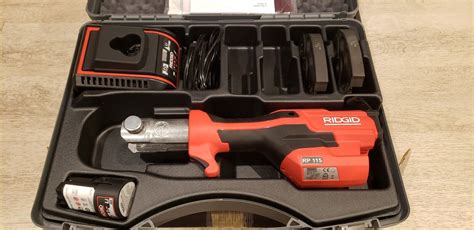 RIDGID 72553 RP 115 Mini Press Tool Kit W 1 2 3 4 ProPress Jaws 1