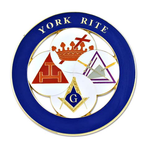 York Rite Royal Arch Templar Cryptic Council Round Masonic A