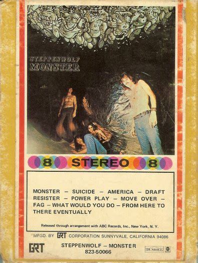 Steppenwolf - Monster (1969, 8-Track Cartridge) | Discogs