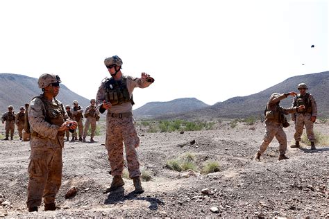 U S Marines Throw M Practice Grenades During Sustainment Training At