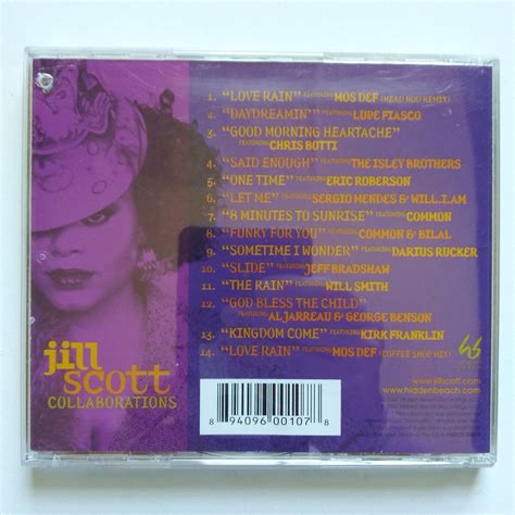 Jill Scott Collaborations Audio Cd Love Rain Daydreamin Darius Rucker Ebay