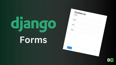 Django Forms วธใชงาน DH