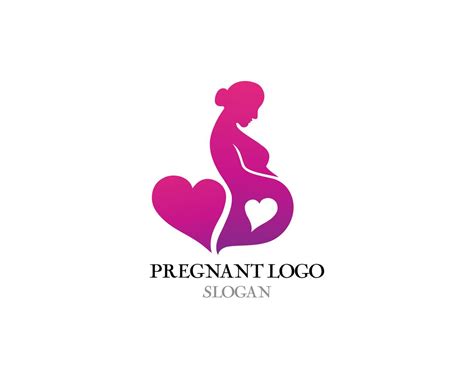 Pregnant Logo Template Vector Icon Illustration 563668 Vector Art At