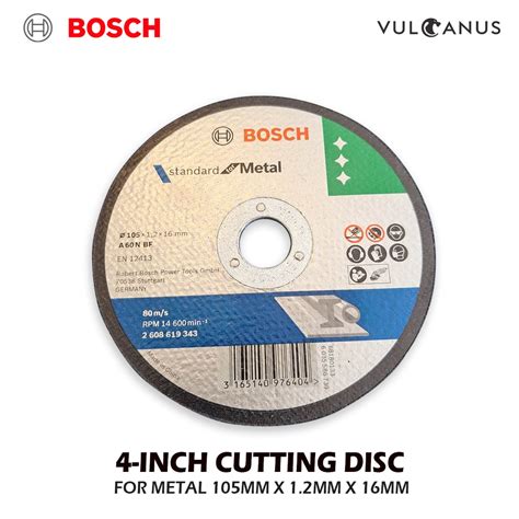 Bosch Standard For Metal Cutting Disc Mm Shopee Philippines