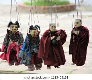 Vintage Wooden Puppets Stock Photo 1113403181 | Shutterstock