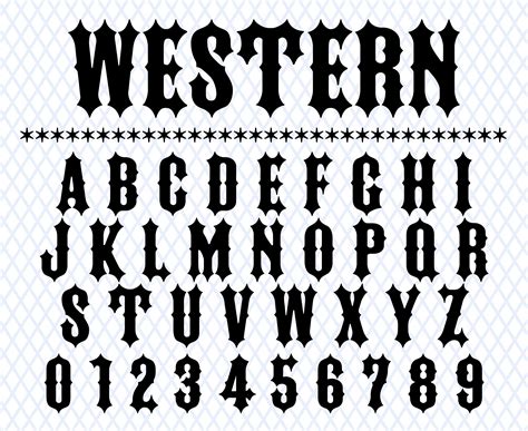 Western Font For A Wide Of Projects Get Creative With This Inspired