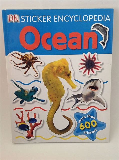 Sticker Encyclopedia Ocean By Dk Publishing W 592 Stickers Activity