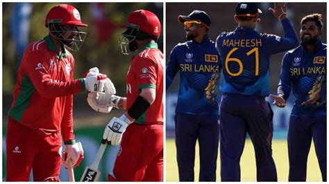 Cwc23 Qualifiers Sri Lanka Thump Uae By 175 Runs Oman Stun Ireland