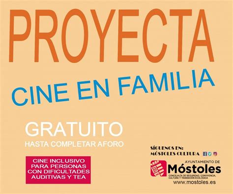 El Programa Proyecta Cine En Familia Vuelve Este Fin De Semana