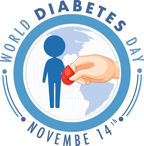 World Diabetes Day Logo Design 11476089 Vector Art at Vecteezy