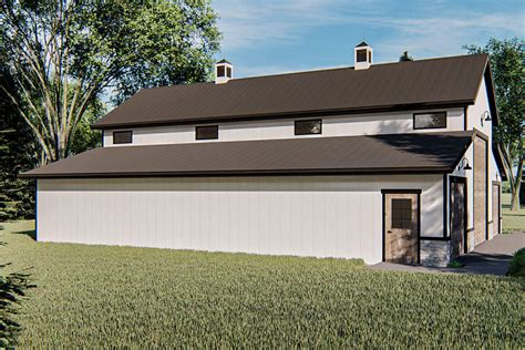 Barn Like Rv Friendly Pole Barn Garage Plan Dj Architectural