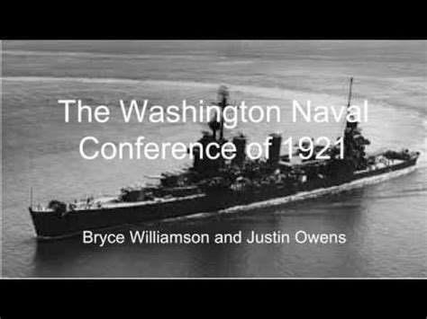 The Washington Naval Conference of 1921 (NHD State) - YouTube