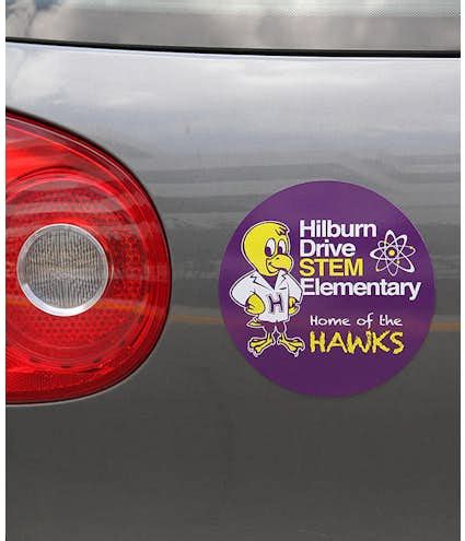 Design Custom Printed 5.5 in. Circle Car Magnets Online at CustomInk