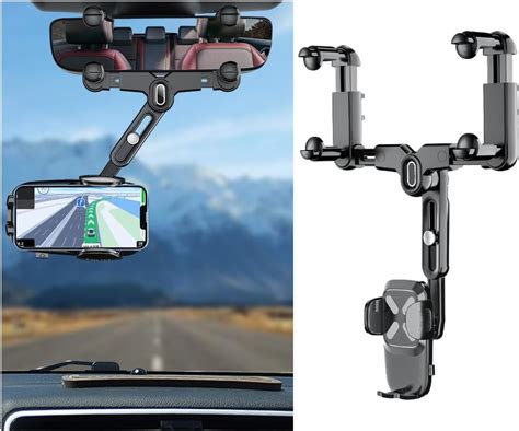 Amazon Ohleats Rear View Mirror Phone Holder 360 Rotatable