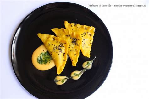 Ravioli Di Riso Al Vapore Con Rombo E Crema Di Zucca A Tutta Salute