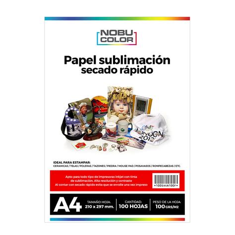 Papel Sublimación Premium Knf A4 100 Hojas 100 Grs Comercial Jdm