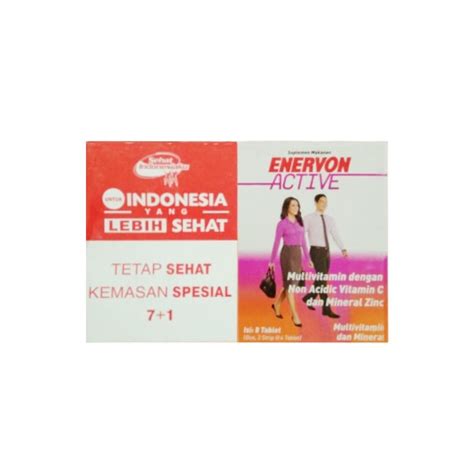 Enervon Active 8 Tablet Kegunaan Efek Samping Dosis Dan Aturan