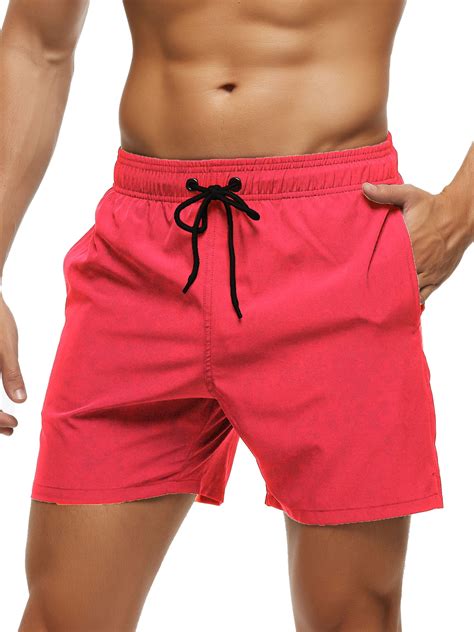 Pdbokew Swim Trunks For Men Quick Dry Beach Shorts Running Gym Shorts