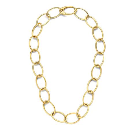 Isabel Bernard Aidee Annette 14 Karat Gold Link Necklace Gold Kurze