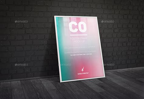 C0 Elegant Poster Frame Mock Ups By Kheathrow Graphicriver