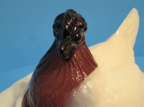 Vintage Rare Fenton Milk Glass Chicken Hen On Nest By Ladyninanana