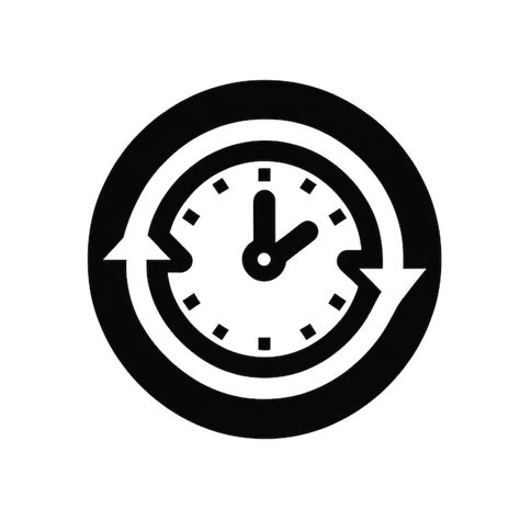 Premium Vector Clockwise Arrow Icon Signifying Time