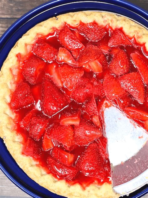 Easy Strawberry Jello Pie Grace Like Rain Blog