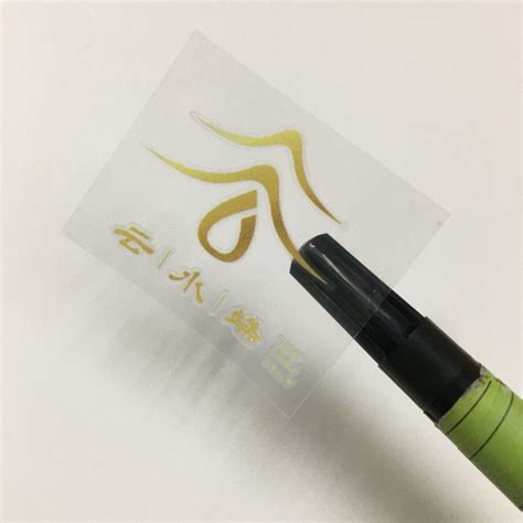 D Logo Permanent Adhesive Waterproof Custom Printed Vinyl Uv Transfer