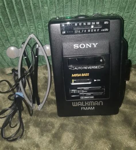 Walkman Radio Sony Wm F Casque Mdr A Headphones Eur