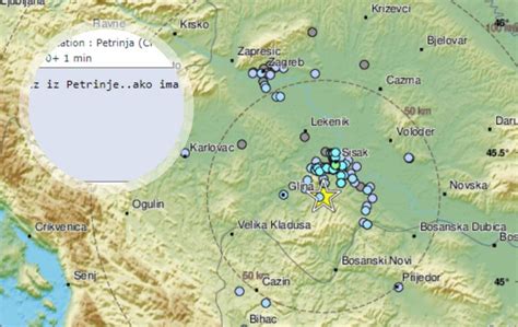 Kod Petrinje Novi Potres Ni Ta Stra No No Netko Ga Je Odlu Io